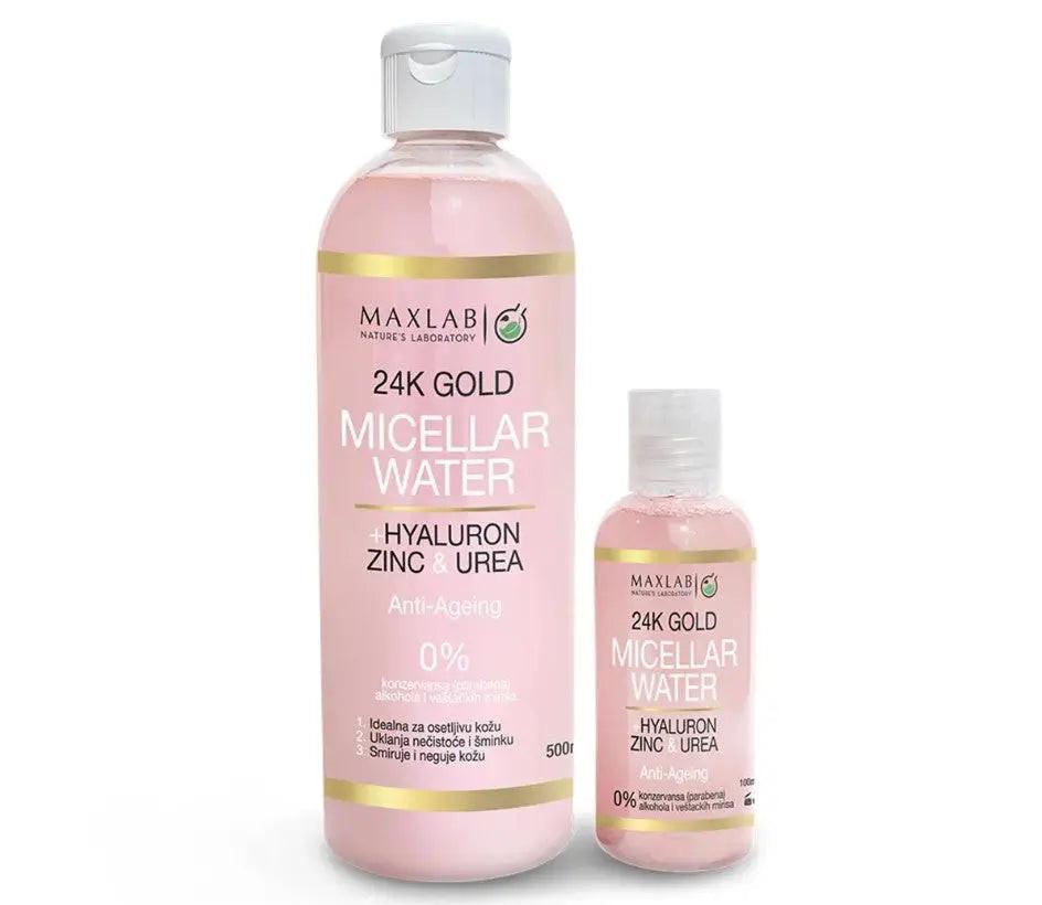 Micelarna Voda 24K Zlato (100ml, 500ml).