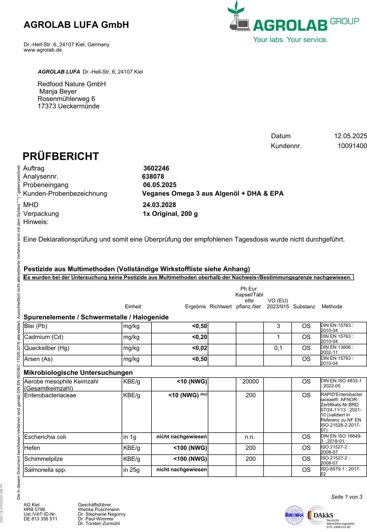 Veganske Omega-3 kapsule EPA + DHA (200 Kapsula)
