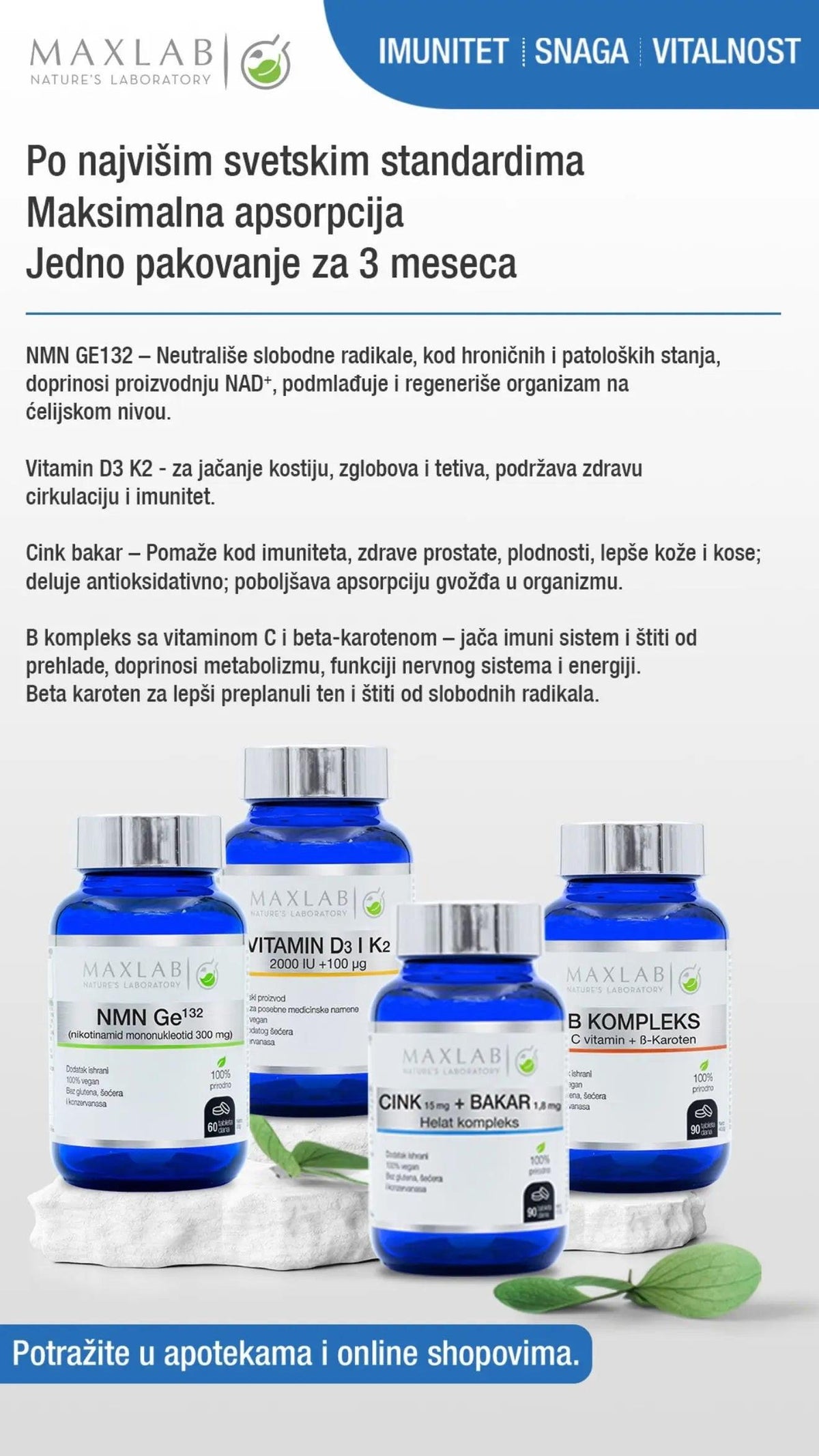 Paket za dugovecan zivot.
